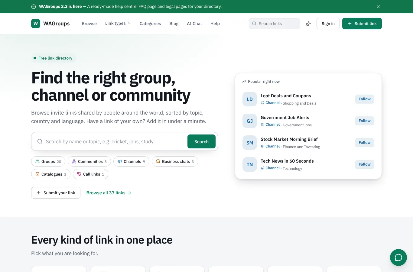 Homepage